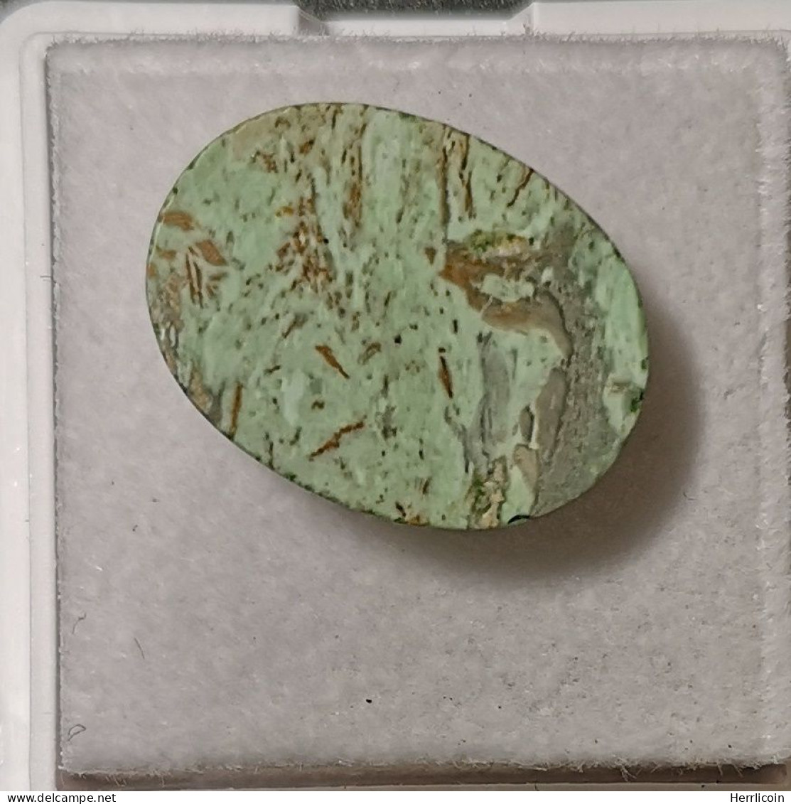 Variscite Naturelle D'Afrique - Cabochon 5.58 Carats - 16.1 X 12.1 X 3.6 Mm - Andere & Zonder Classificatie