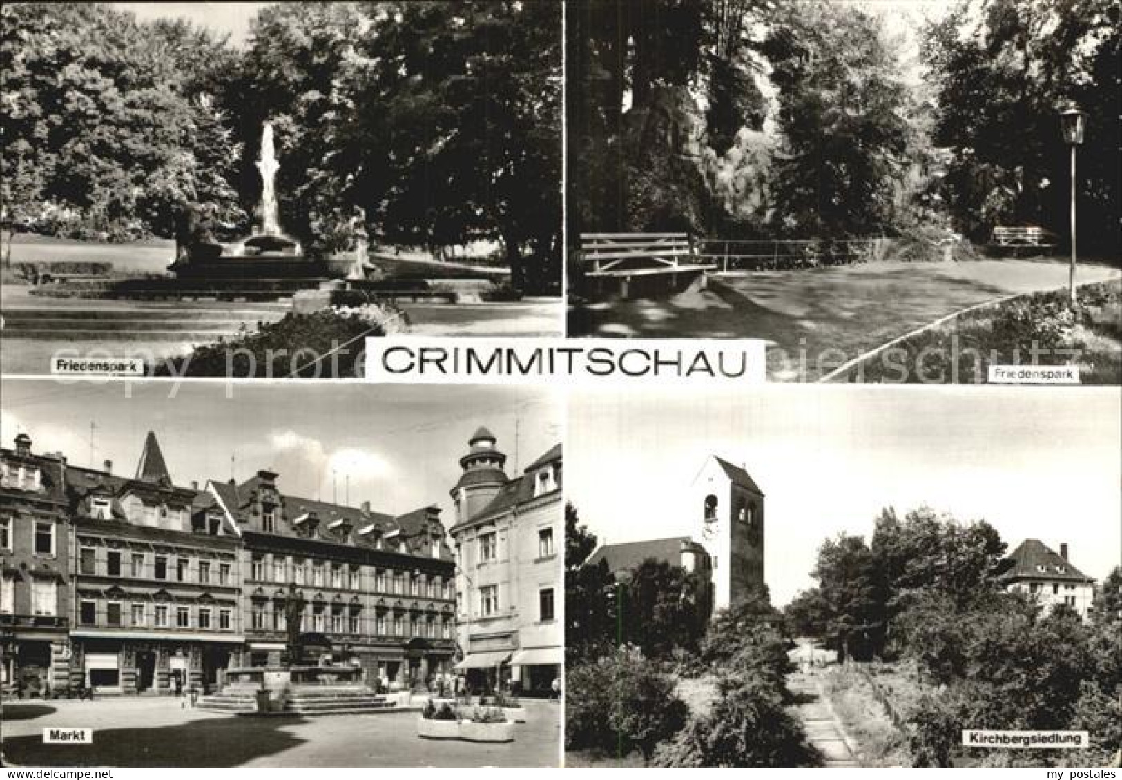 72477122 Crimmitschau Friedenspark Markt Kirchbergsiedlung Crimmitschau - Crimmitschau