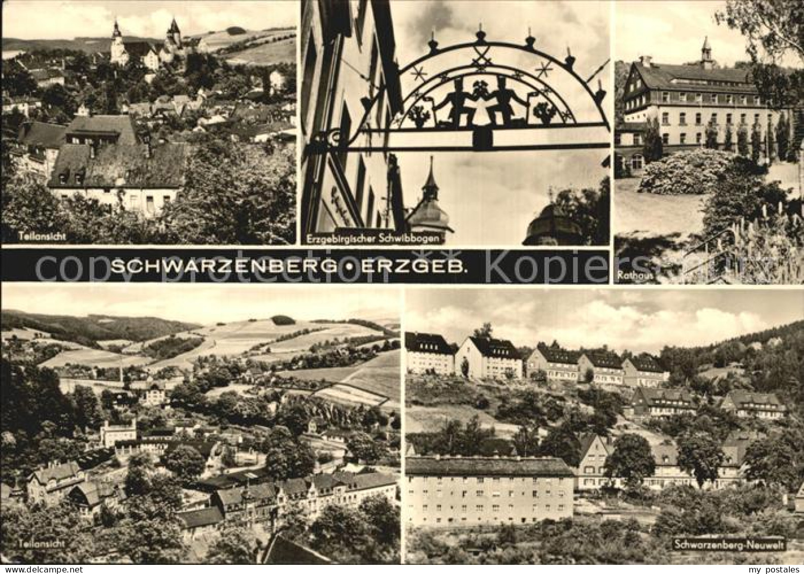 72474169 Schwarzenberg Erzgebirge Teilansicht Mit Schloss Erzgebirgischer Schwib - Schwarzenberg (Erzgeb.)