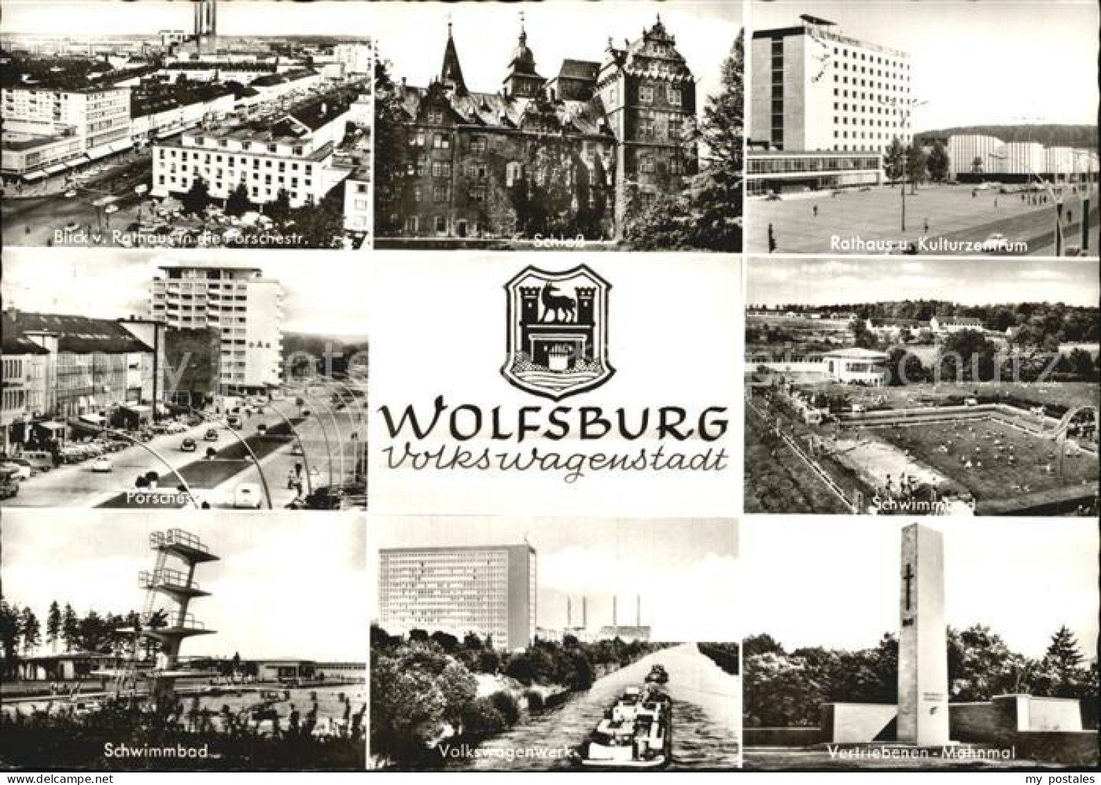 72474030 Wolfsburg Volkswagenstadt Porschestrasse Schloss Rathaus Kulturzentrum  - Wolfsburg