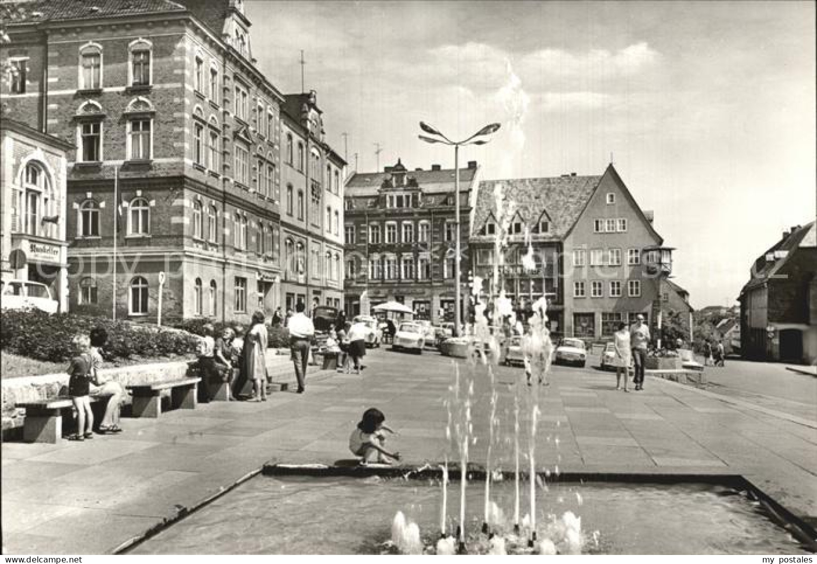 72472927 Stollberg Erzgebirge Markt Wasserspiele Stollberg Erzgebirge - Stollberg (Erzgeb.)