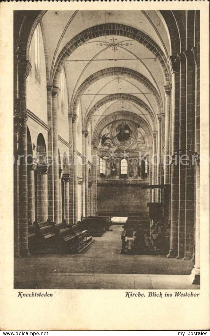 72471725 Knechtsteden Kirche Westchor Knechtsteden - Dormagen