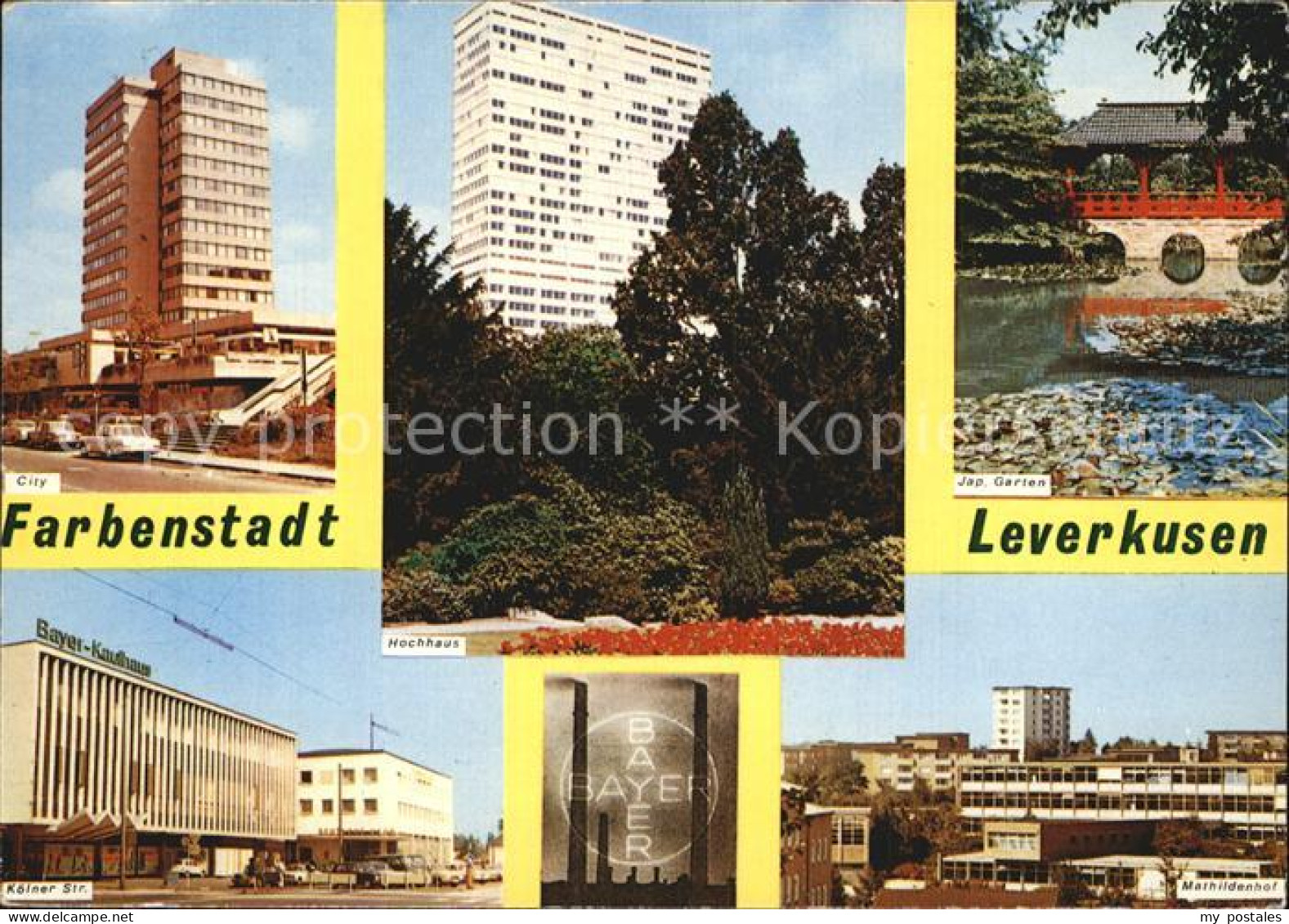 72470312 Leverkusen Koelner Strasse Bayer Hochhaus Leverkusen - Leverkusen