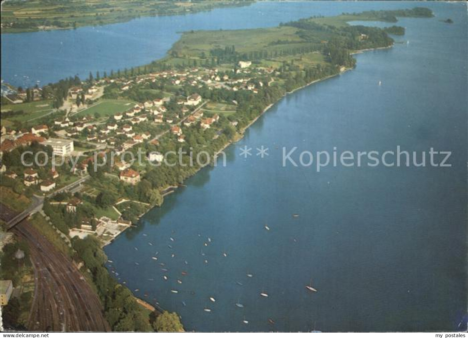 72469845 Radolfzell Bodensee Halbinsel Mettnau Fliegeraufnahme Radolfzell - Radolfzell