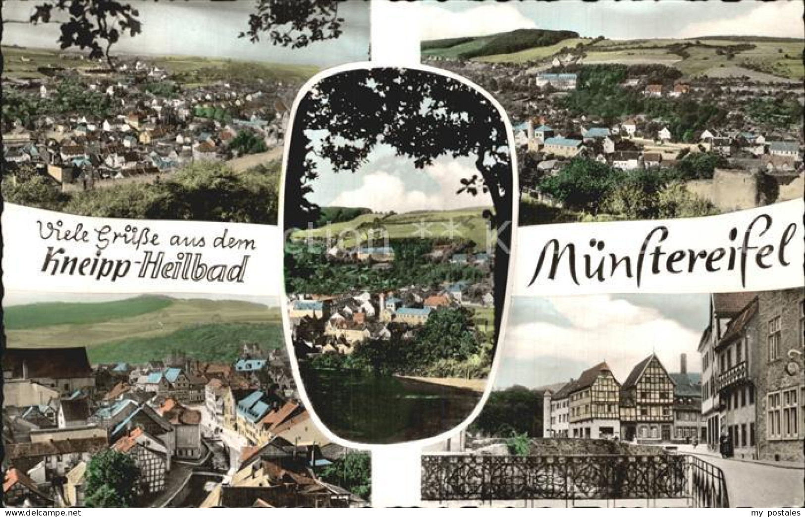 72468989 Muenstereifel Bad Teilansichten Strassenpartie Fachwerkhaeuser Kneipp H - Bad Münstereifel