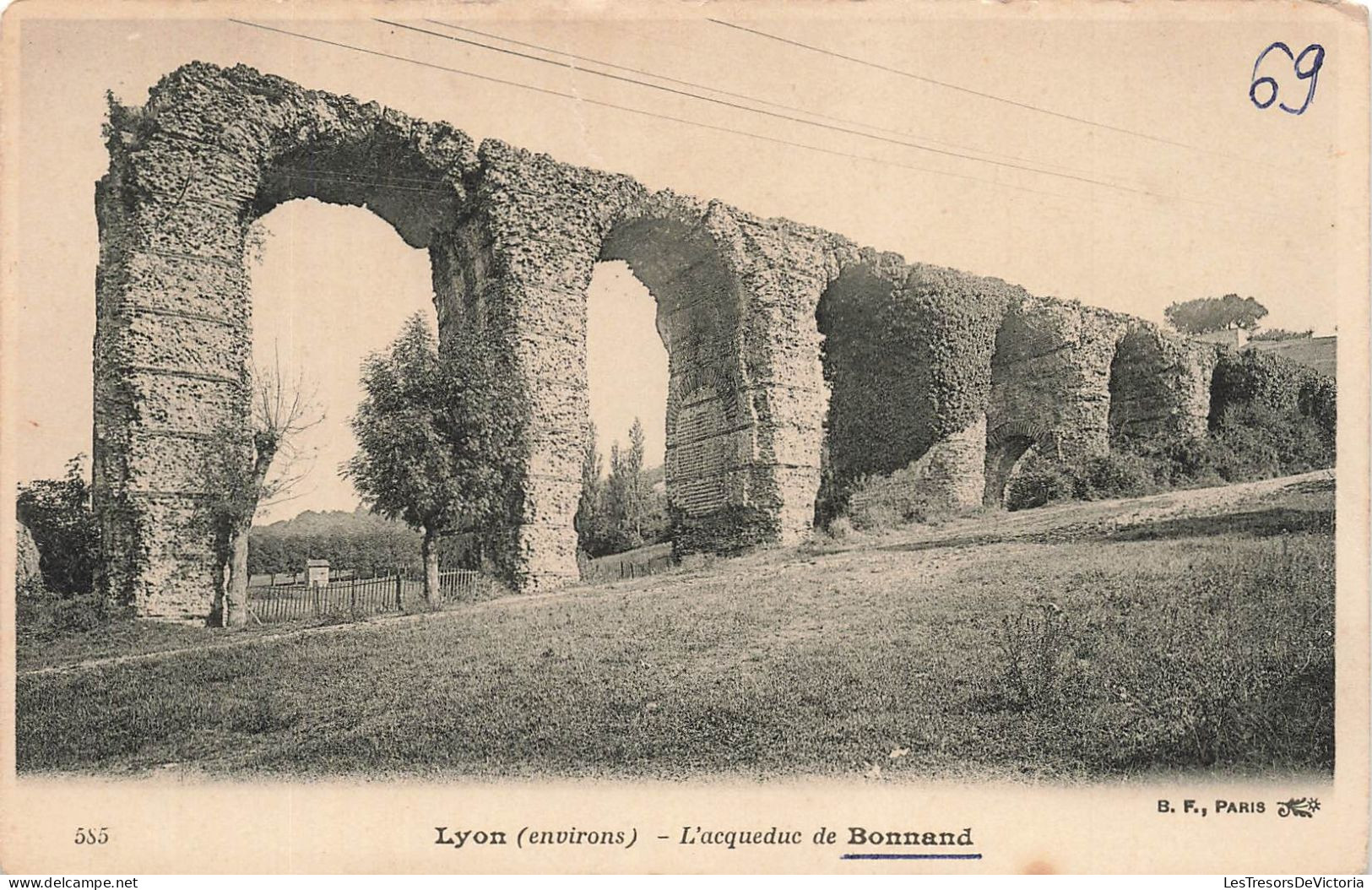 FRANCE - Lyon (environs) - Vue Panoramique - L'acqueduc De Bonnand - Carte Postale Ancienne - Andere & Zonder Classificatie