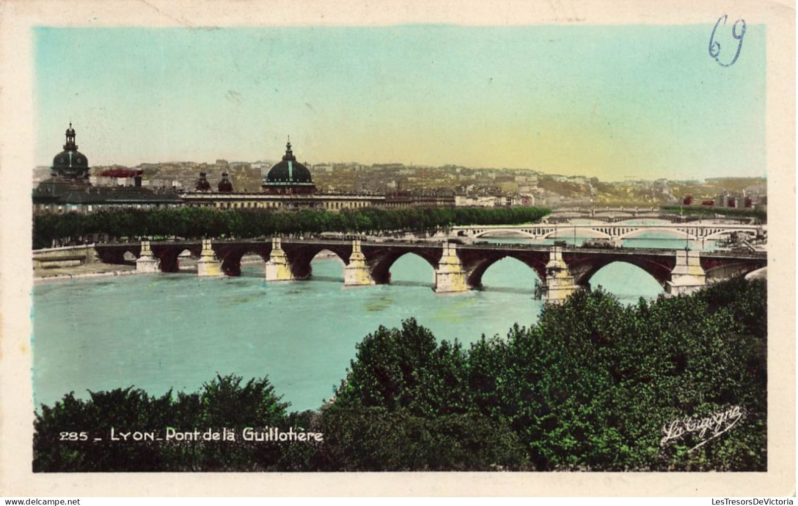 FRANCE - Lyon - Vue Générale Du Pont Point De La Guillotière - Carte Postale - Otros & Sin Clasificación