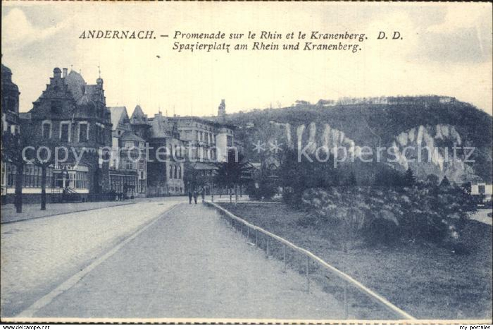 72466594 Andernach Promenade Am Rhein Und Kranenberg Andernach - Andernach