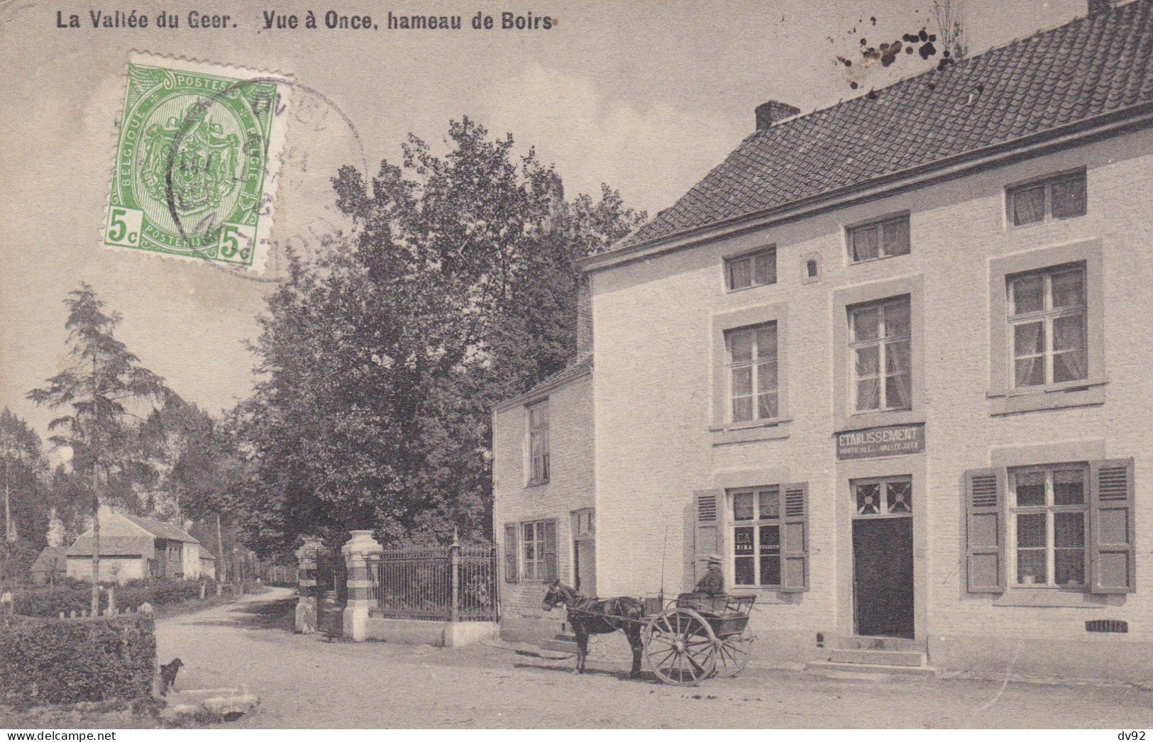 BELGIQUE LA VALLEE DU GEER VUE A ONCE HAMEAU DE BOIRS - Bassenge