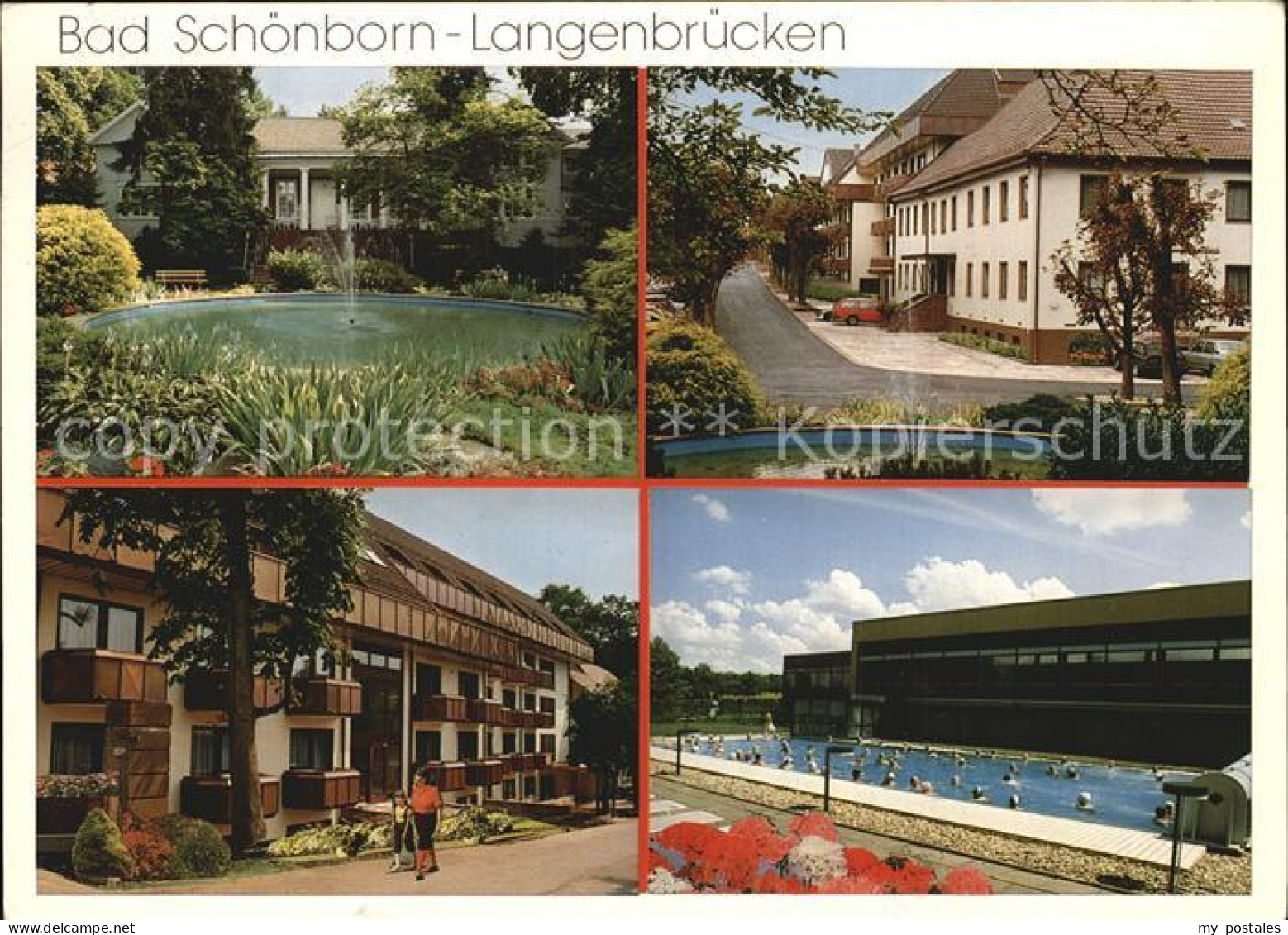 72465672 Langenbruecken Bad Schoenborn Sigel Klinik Teich Schwimmbad Bad Schoenb - Bad Schönborn