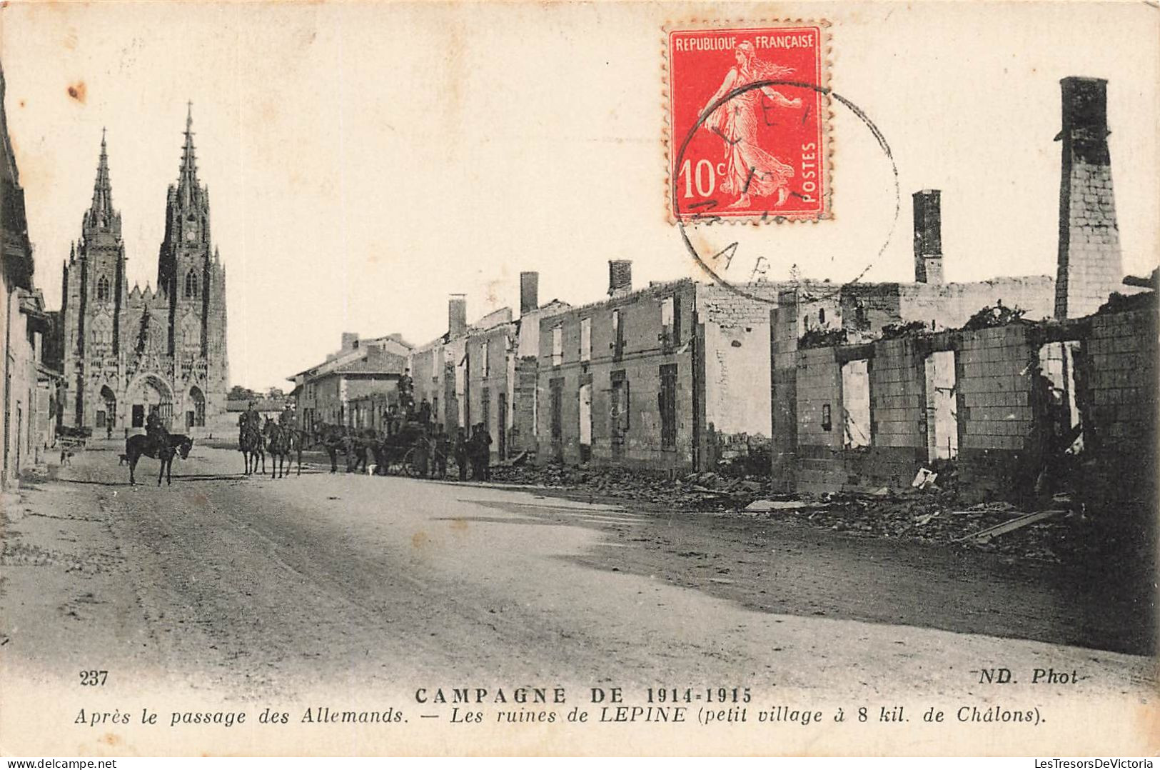 FRANCE - Campagne De 1914-1915 - Après Le Passage Des Allemands - Carte Postale Ancienne - Savenay