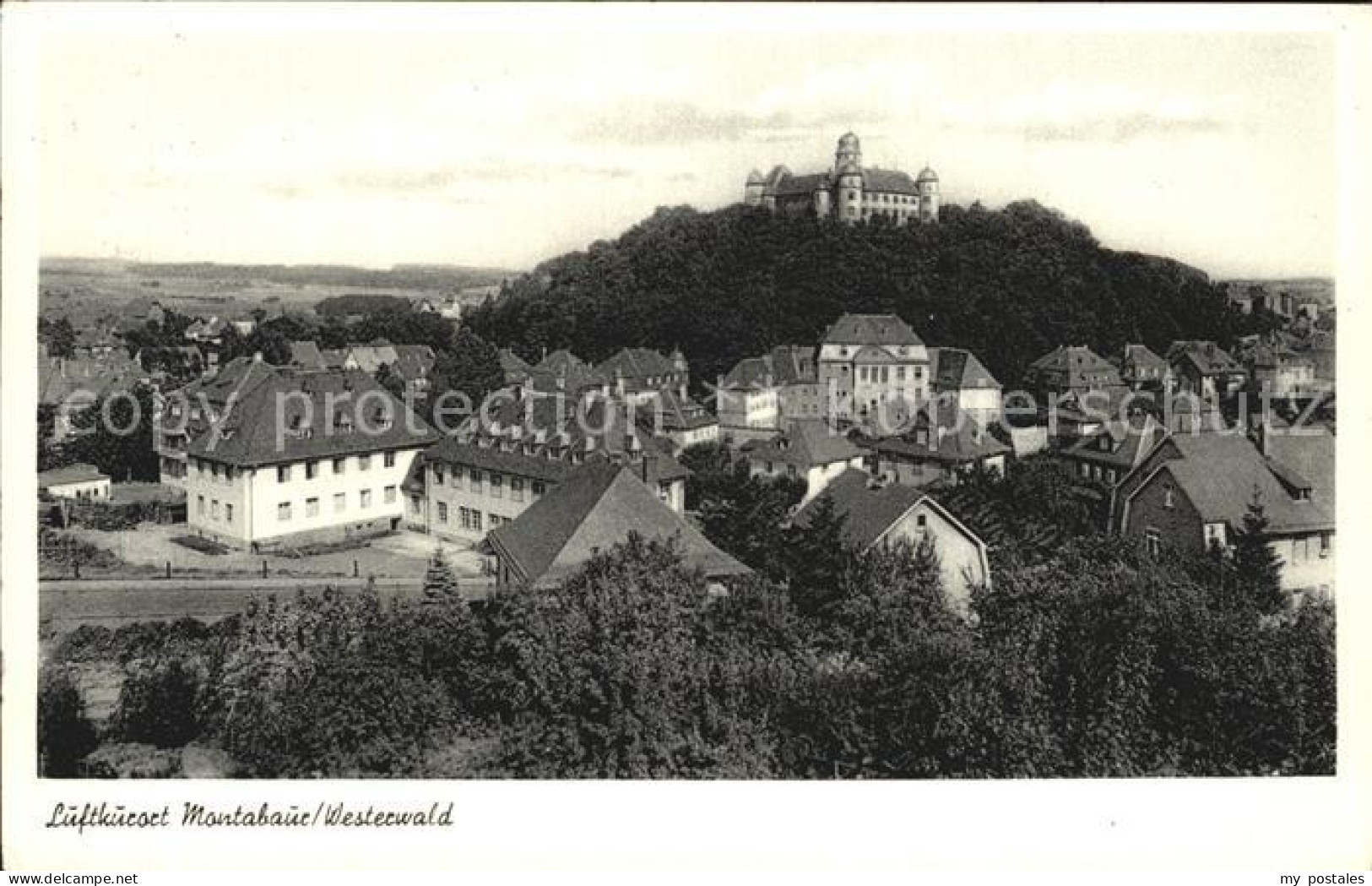 72463541 Montabaur Westerwald Teilansicht Mit Schloss Luftkurort Montabaur - Montabaur