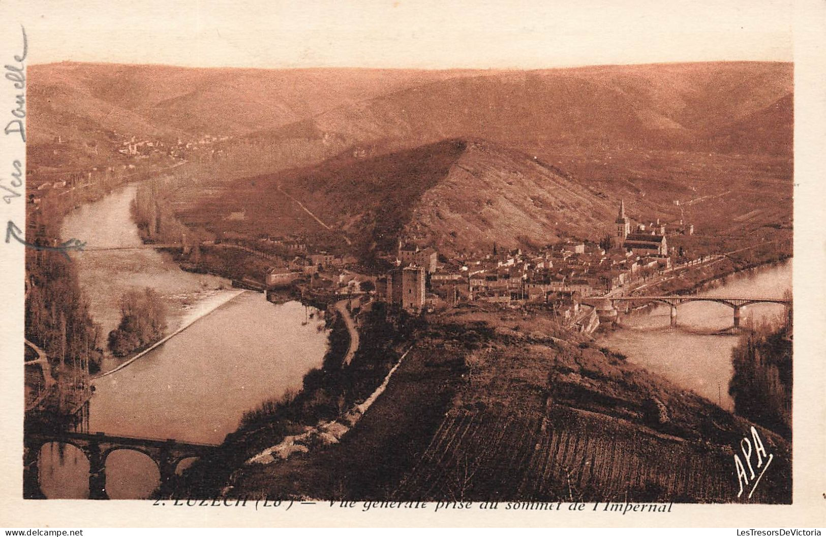 FRANCE - Luzech - Vue Générale Prise Au Sommet De L'Impérial - Carte Postale Ancienne - Luzech