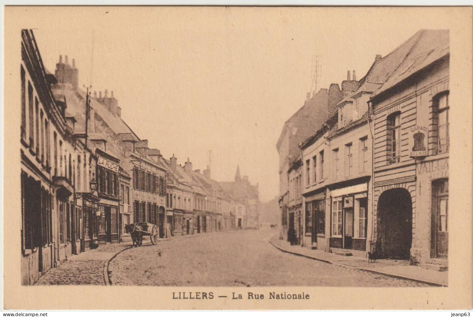 LILLERS - La Rue Nationale - Lillers