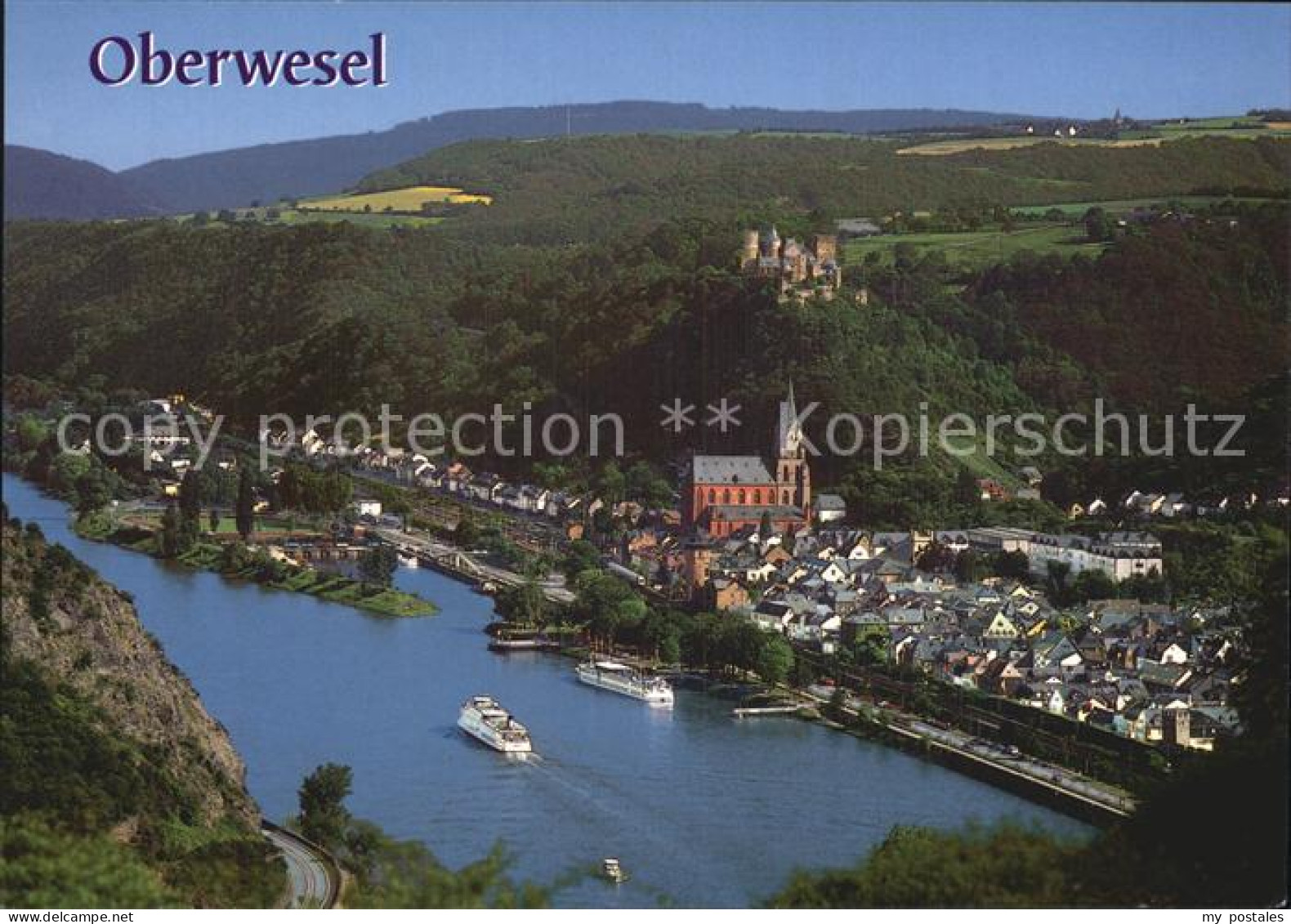 72460820 Oberwesel Rhein Mit Der Schoenburg Oberwesel - Oberwesel