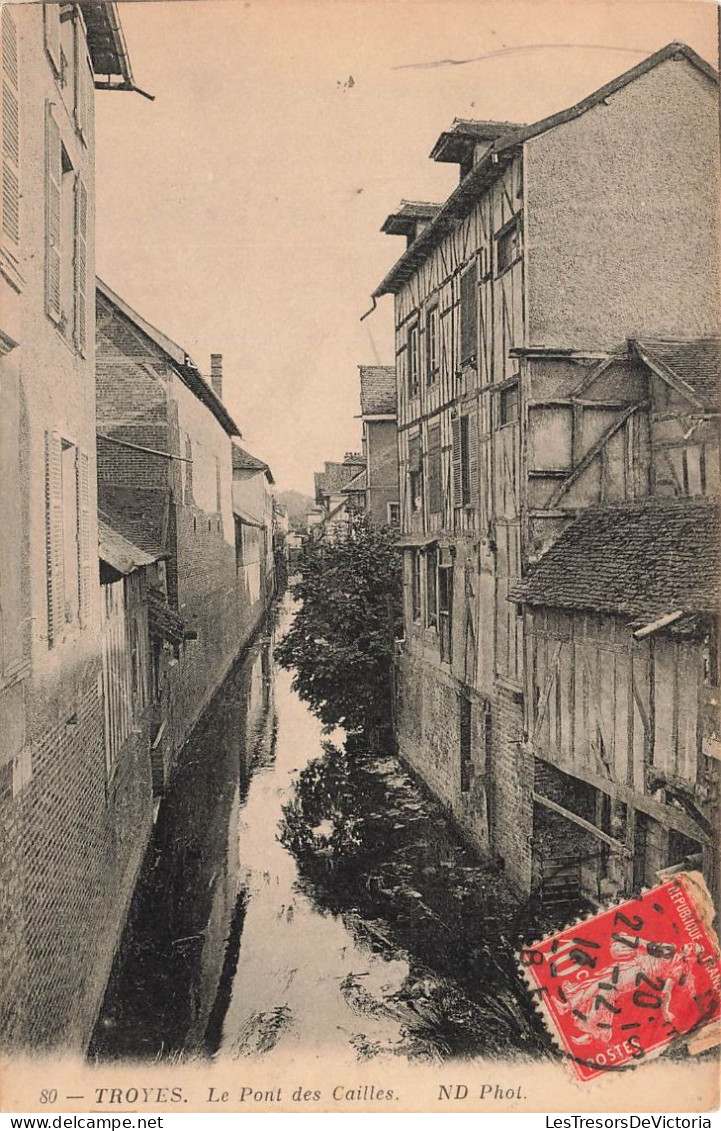 FRANCE - Troyes - Vue Générale - Le Pont Des Cailles - N D Phot - Carte Postale Ancienne - Troyes