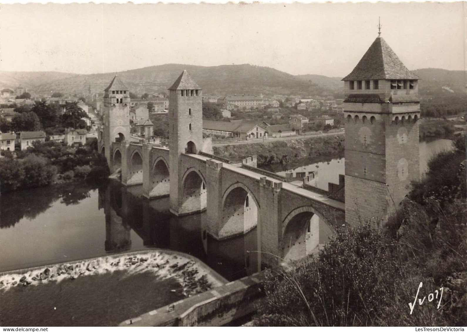 FRANCE -  Cahors - Vue Sur Le Pont Valentré Et Le Lot - Carte Postale Ancienne - Cahors