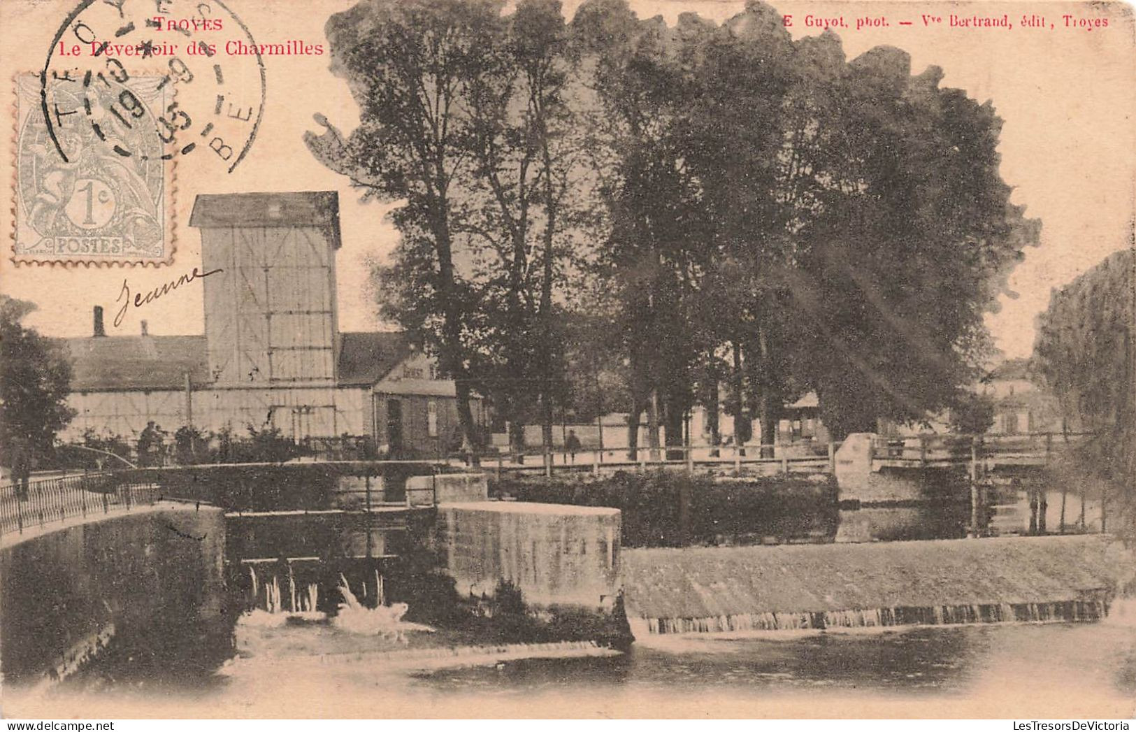 FRANCE - Troyes - Vue Générale - Le Déversoir Des Charmilles - Carte Postale Ancienne - Troyes