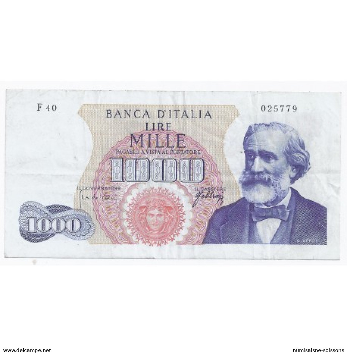 ITALIE - PICK 96 D - 1 000 LIRE - 20.05.1966 - TTB - Autres & Non Classés