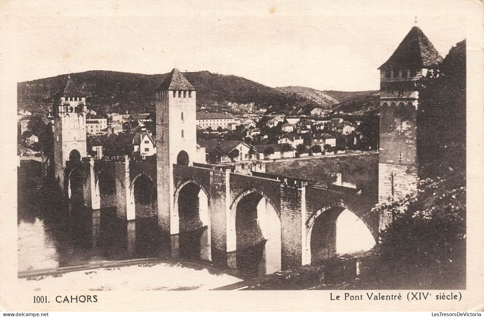 FRANCE - Cahors - Vue Sur Le Pont Valentré (XIV Siècle) - Carte Postale Ancienne - Cahors