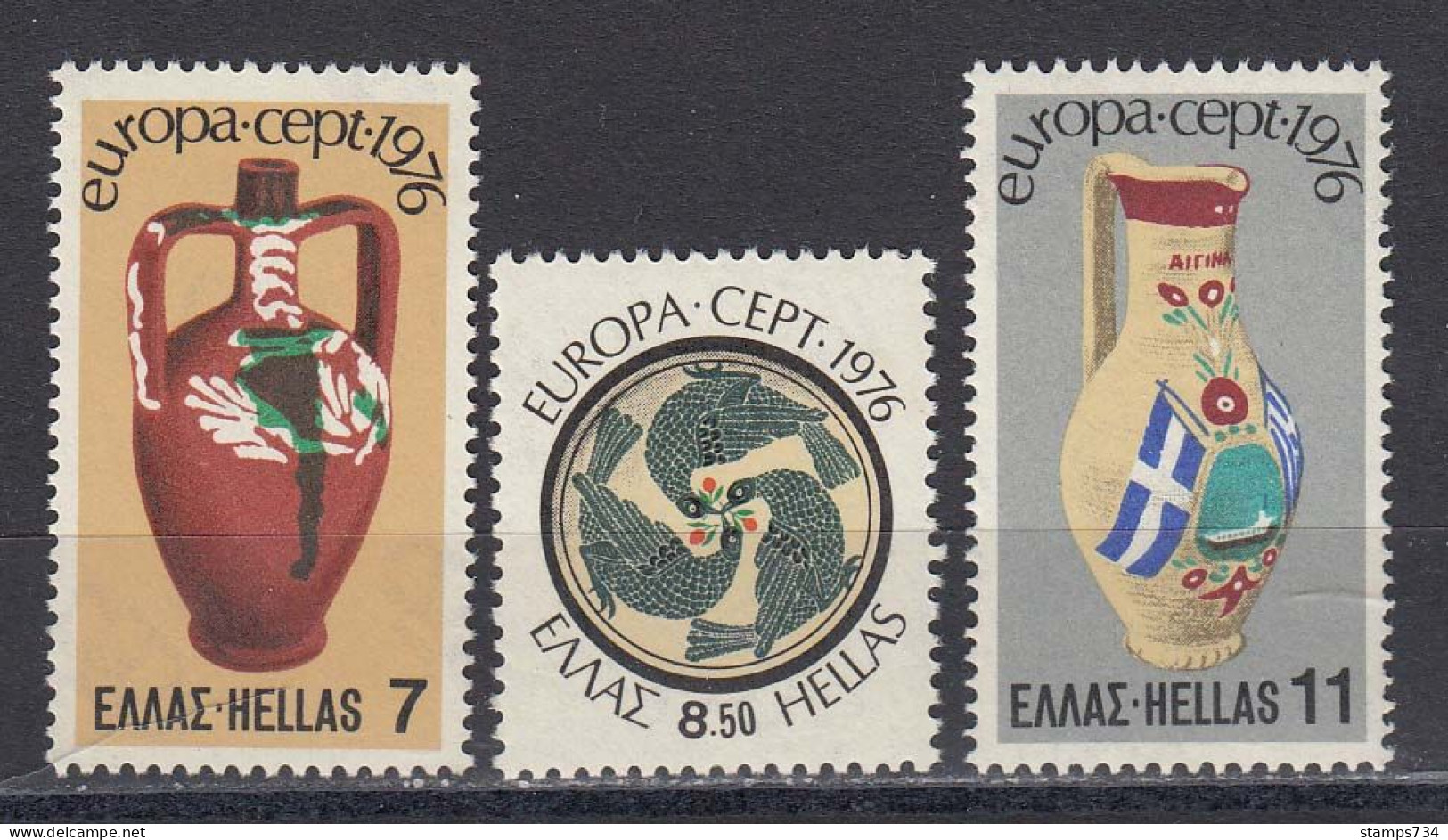 Grece 1976 - EUROPA CEPT: Oeuvres Artisanales, MNH** - Neufs