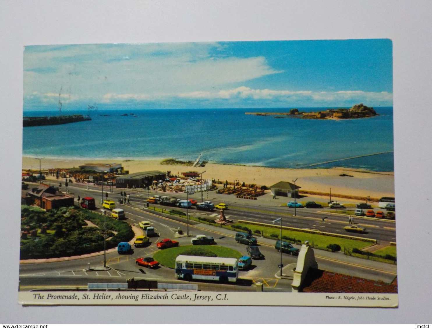 JERSEY    The Promenade , St Helier Showing Elizabeth Castle - St. Helier