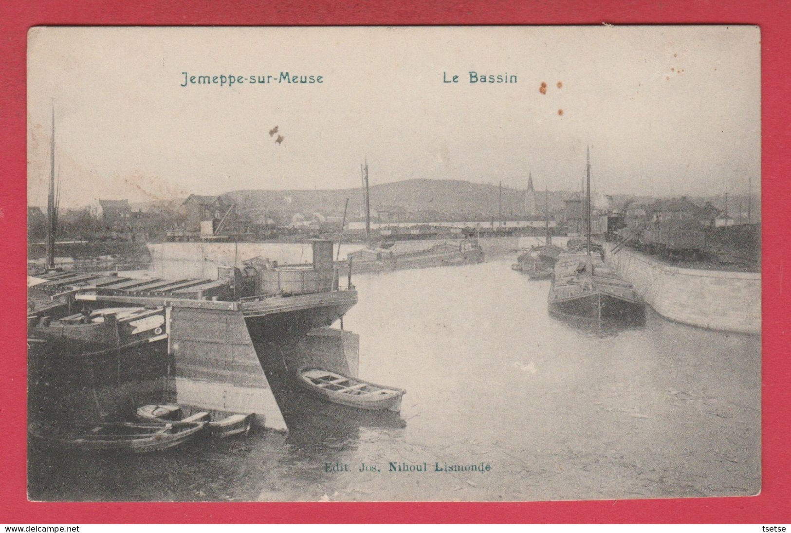 Jemeppe-sur-Meuse - Le Bassin ... Péniches ( Voir Verso ) - Engis