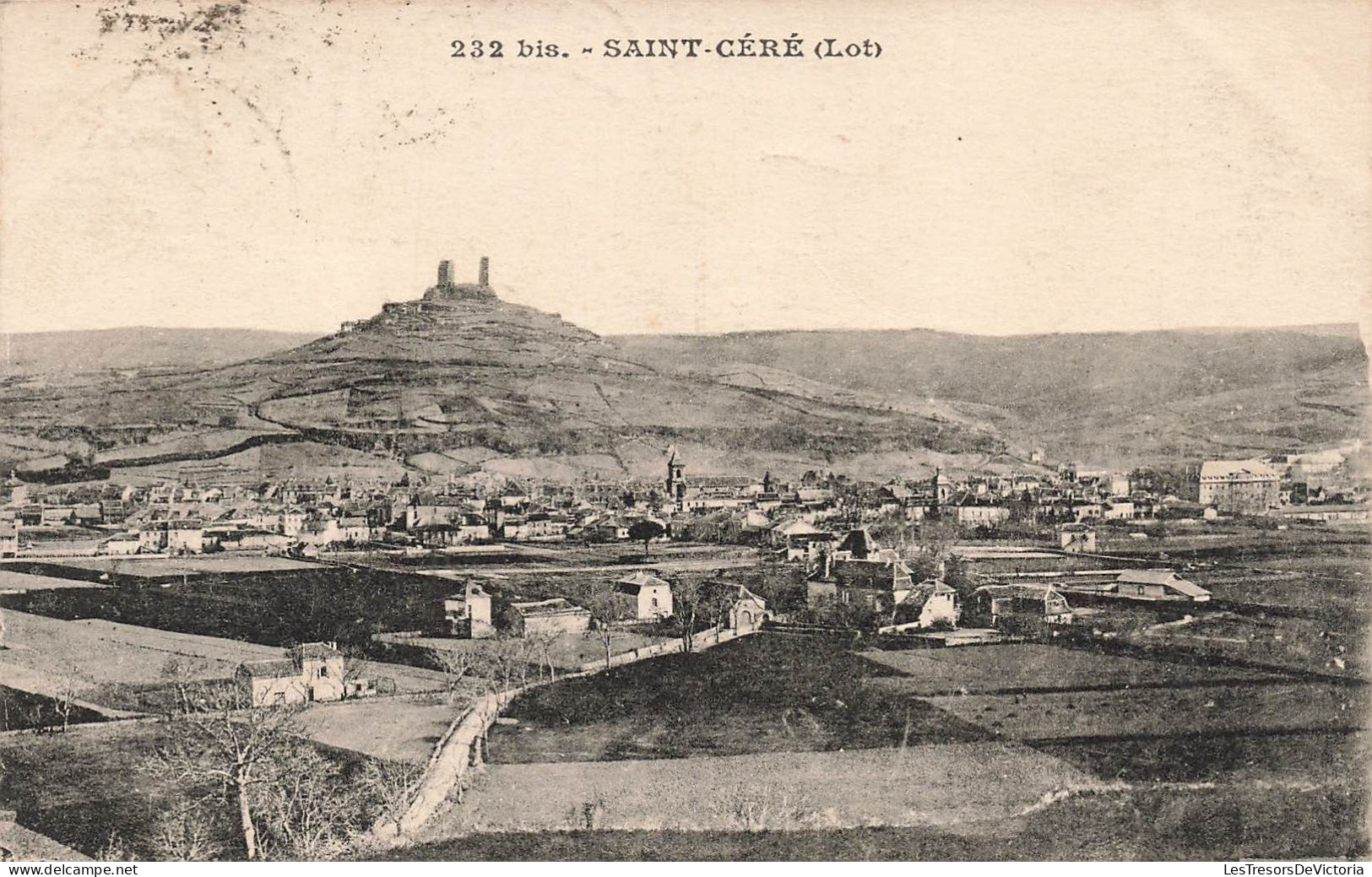 FRANCE -  Saint Céré - Vue Générale De La Ville - Carte Postale Ancienne - Saint-Céré