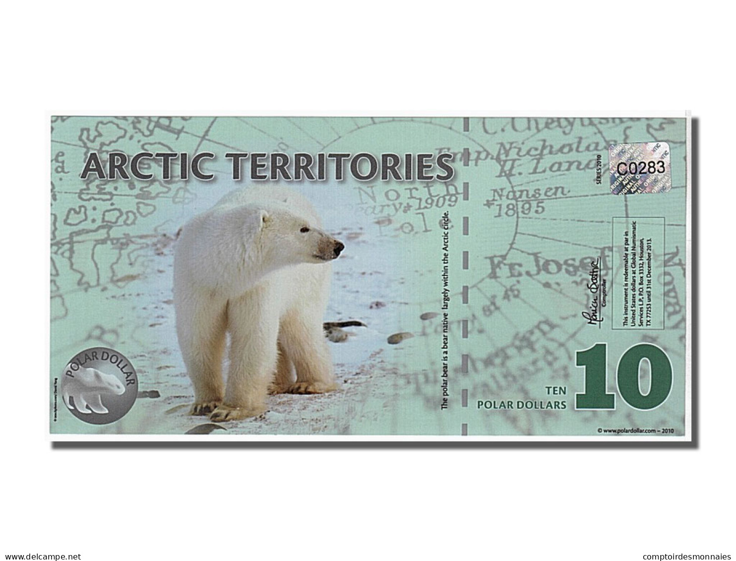 Billet, Artic, 10 Polar, 2010, NEUF - Sonstige & Ohne Zuordnung