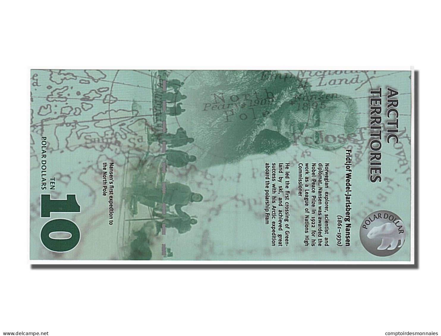 Billet, Artic, 10 Polar, 2010, NEUF - Sonstige & Ohne Zuordnung