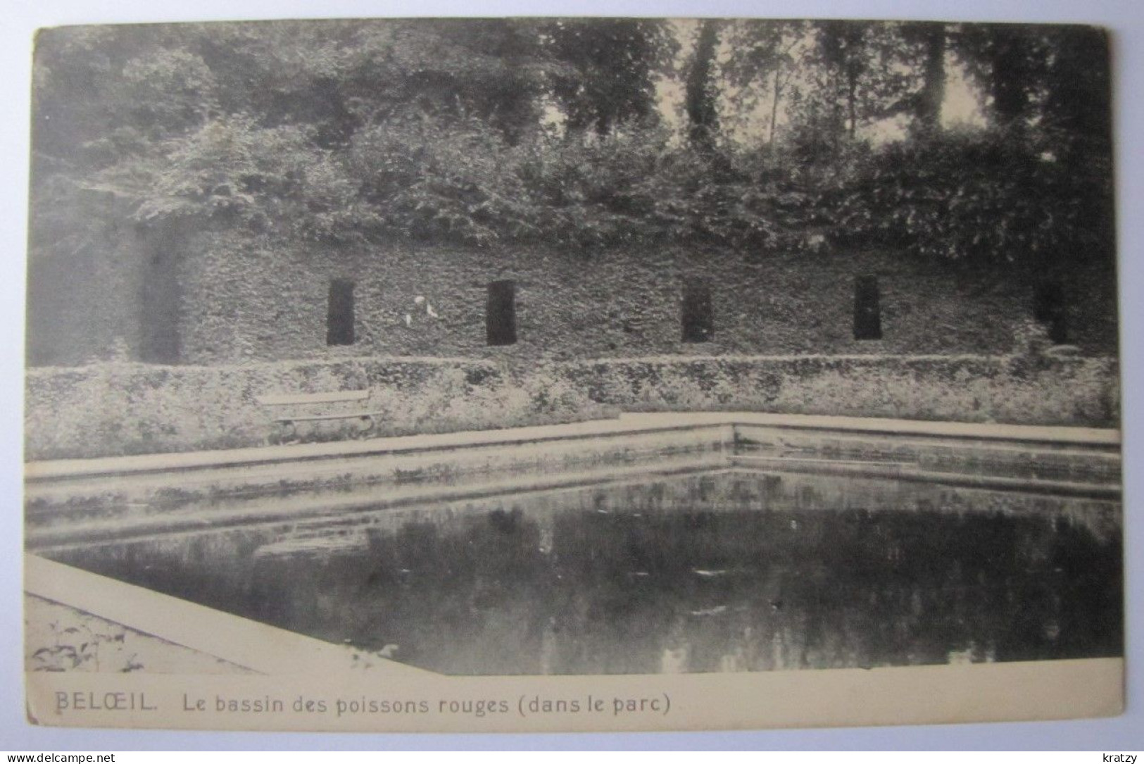 BELGIQUE - HAINAUT - BELOEIL - Le Château - Le Parc - Le Bassin Des Poissons Rouges - 1913 - Belöil