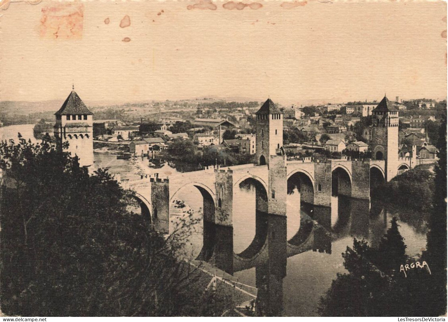 FRANCE - Cahors - Vue Sur Le Pont Valentré - Carte Postale Ancienne - Cahors