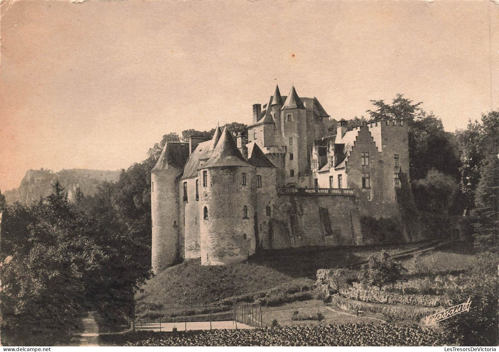 FRANCE - En Périgord - Vue Sur Le Château De Fayrac (XVème Et XVIème Siècle) - Carte Postale Ancienne - Autres & Non Classés