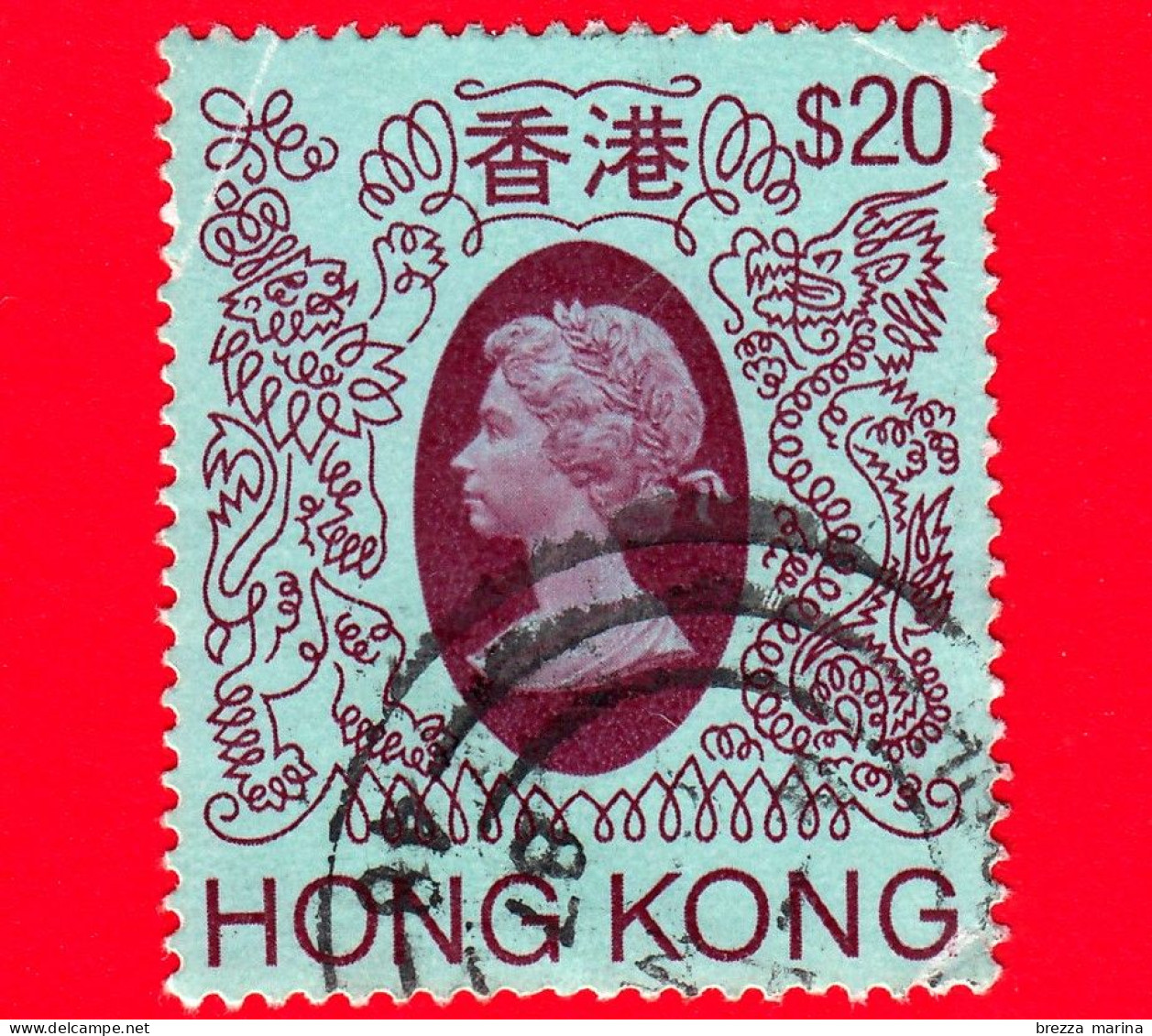 HONG KONG - Usato - 1982 - Regina Elisabetta II 1985-87 - 20 - Usati