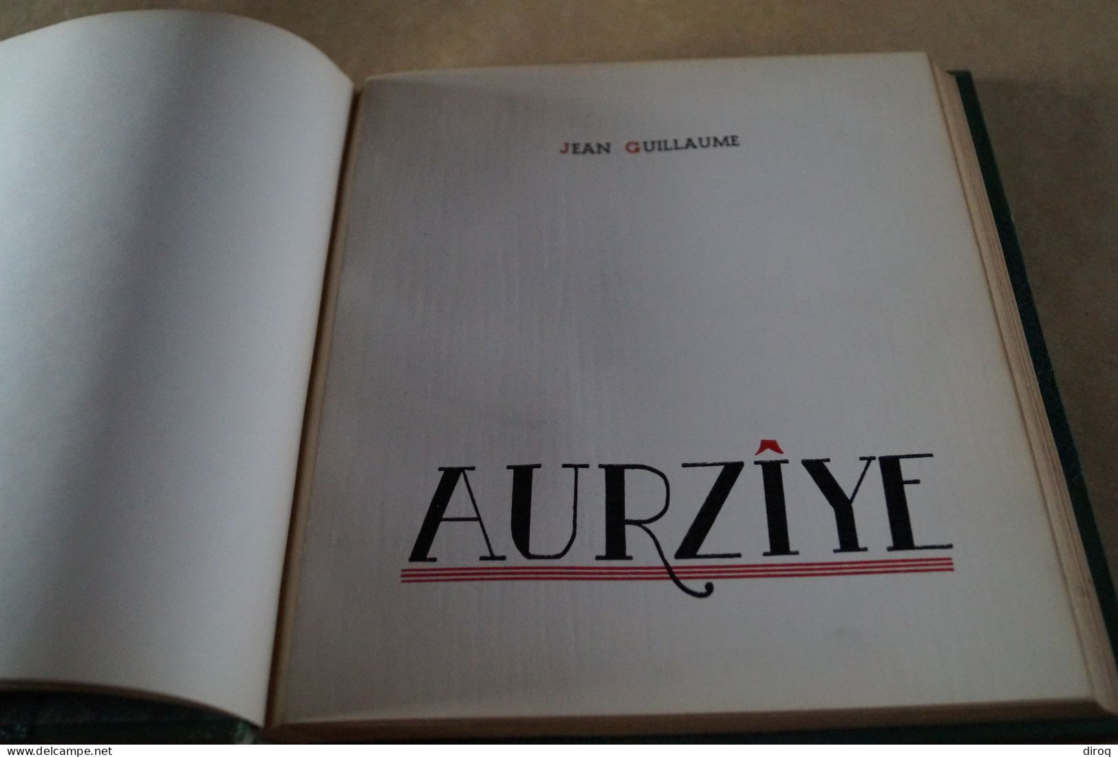 RARE Sur Papier Japon Véritable,Aurzîye,Jean Guillaume,N° 4 Sur 5,complet,1951,24,5 Cm./22 Cm. - Historical Documents