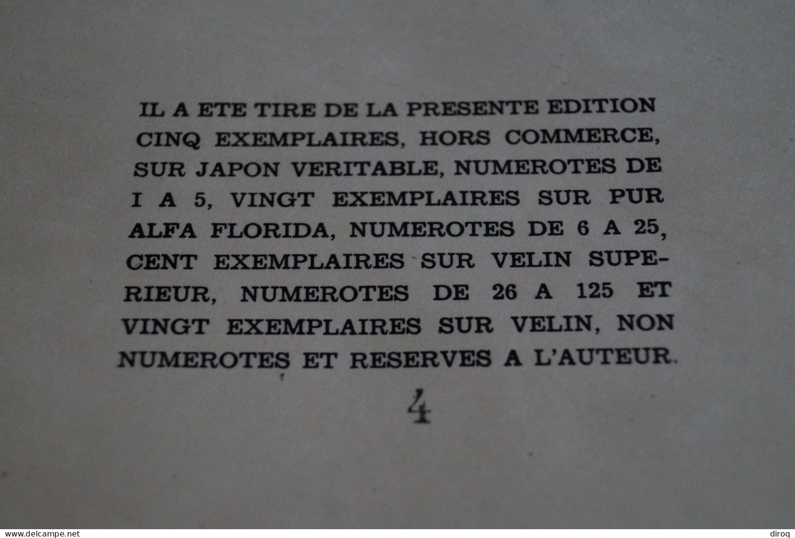 RARE Sur Papier Japon Véritable,Aurzîye,Jean Guillaume,N° 4 Sur 5,complet,1951,24,5 Cm./22 Cm. - Historical Documents