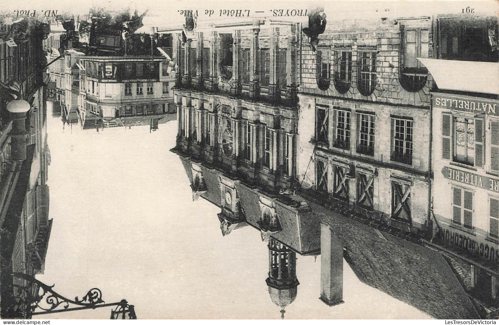 FRANCE - Troyes  - Vue Panoramique De L'hôtel De Ville - Animé - Carte Postale Ancienne - Troyes