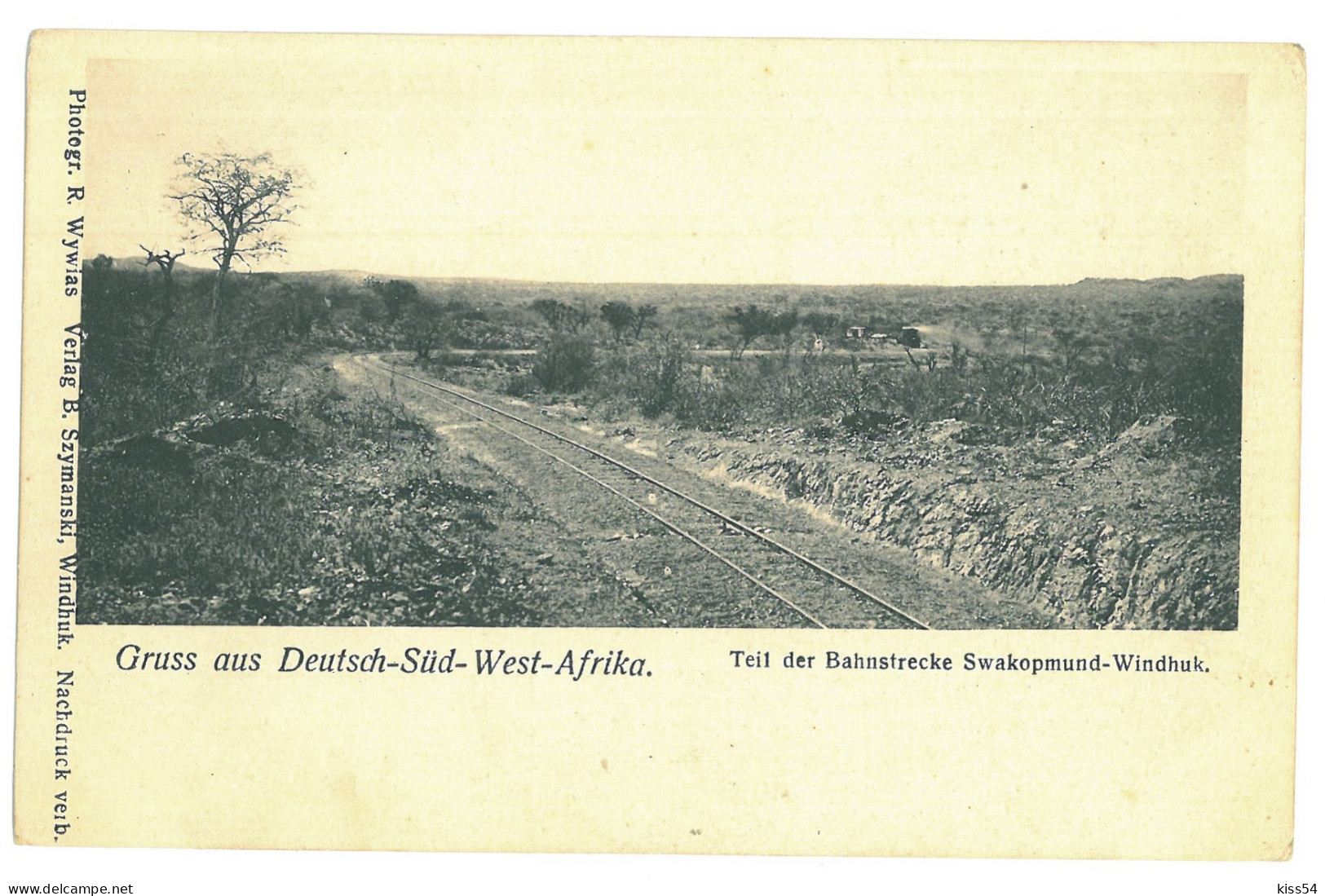 NAM 5 - 23698 SWAKOPMUND-WINDHUK, Railway, D.S.W. Afrika, Namibia - Old Postcard - Unused - Namibia