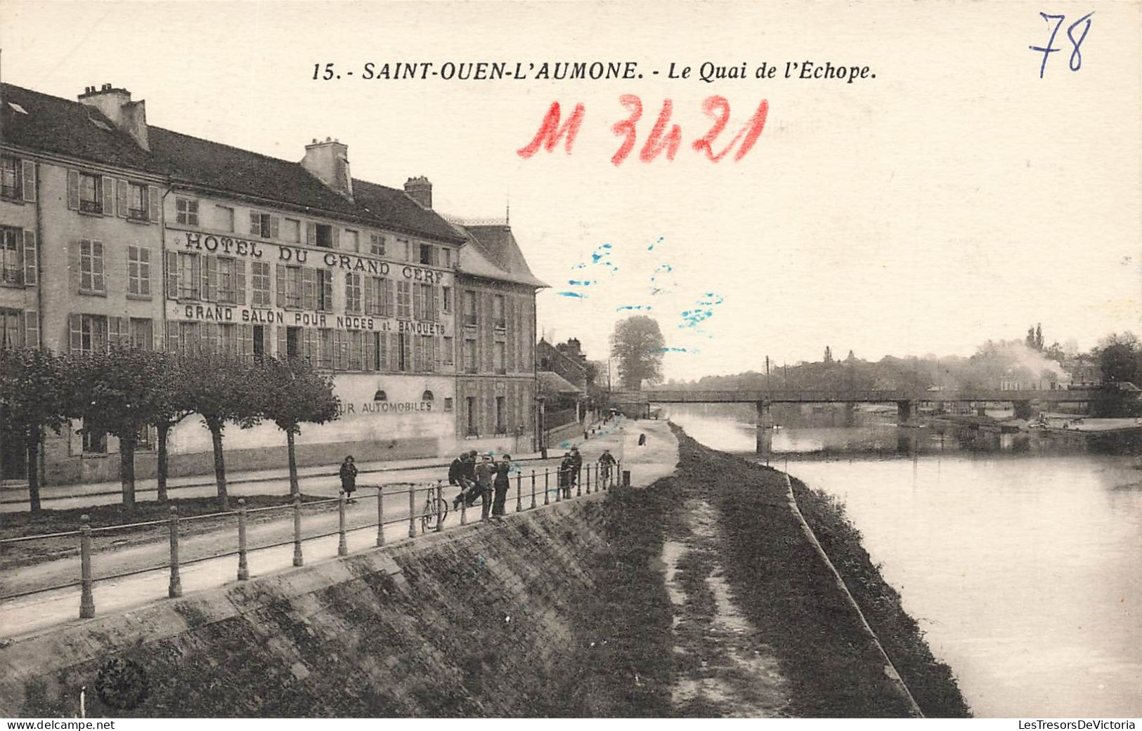 FRANCE - Saint Ouen L'aumone - Vue Générale Du Quai De L'échope - Carte Postale Ancienne - Saint-Ouen-l'Aumône