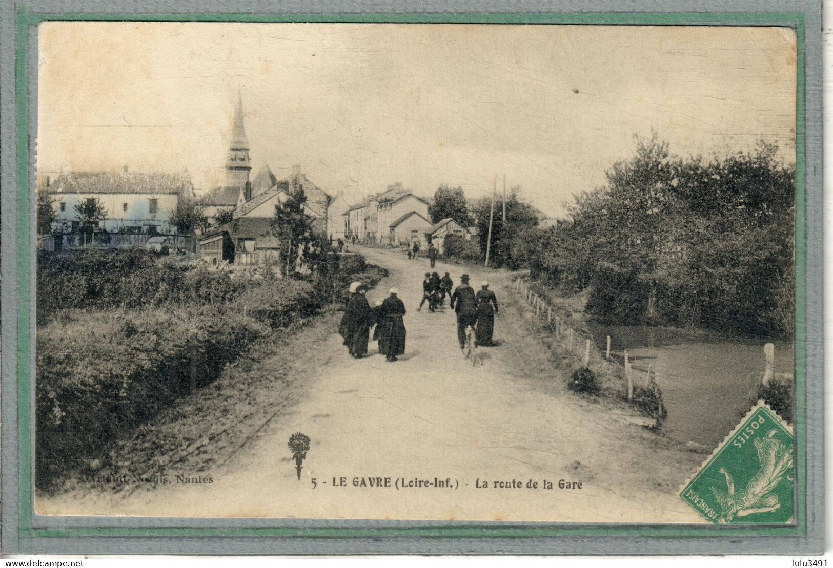 CPA - Le GAVRE (44) - Aspect De L'entrée Du Bourg Par La Route De La Gare - Le Gavre