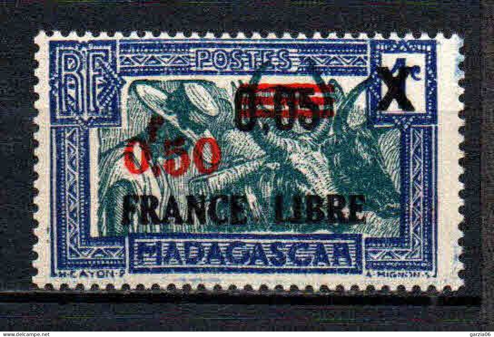 Madagascar  - 1942  -  Tb Antérieur Surch    - N° 241   - Neufs ** - MNH - Unused Stamps