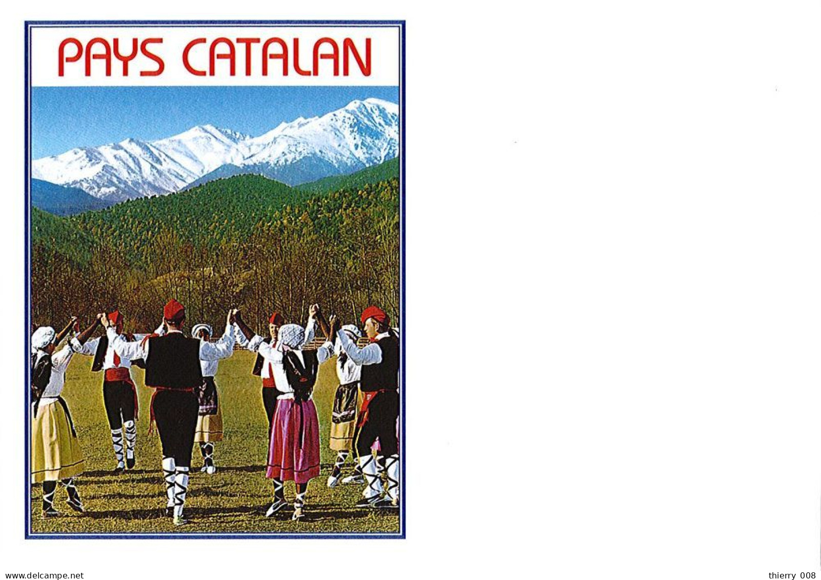 807  Enveloppe Illustrée  Pays Catalan  Danse Catalane  Sardane - Autres & Non Classés