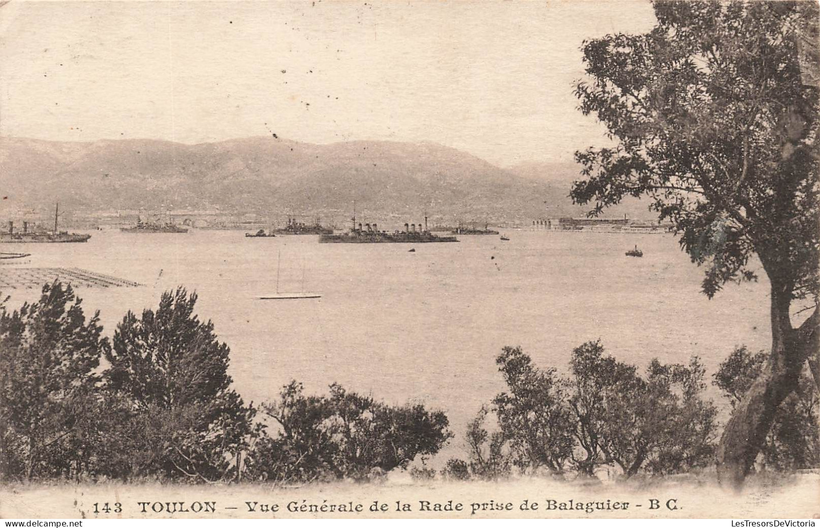 FRANCE - Toulon - Vue Générale De La Rade Prise De Balaguier - B.C - Carte Postale Ancienne - Toulon