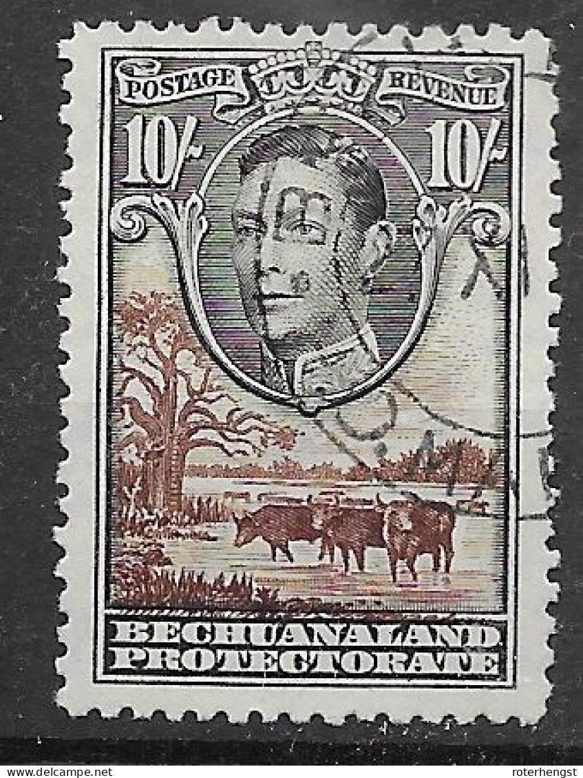 Bechuanaland VFU 30 Euros 1938 (old Michel Cat) - 1885-1964 Protectorat Du Bechuanaland