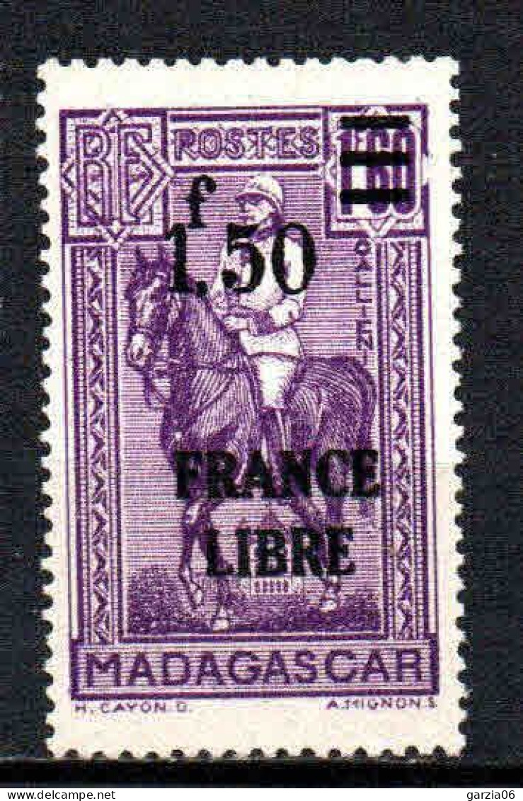 Madagascar  - 1942  -  Tb Antérieur Surch  " France Libre "  - N° 261   - Neufs ** - MNH - Nuovi