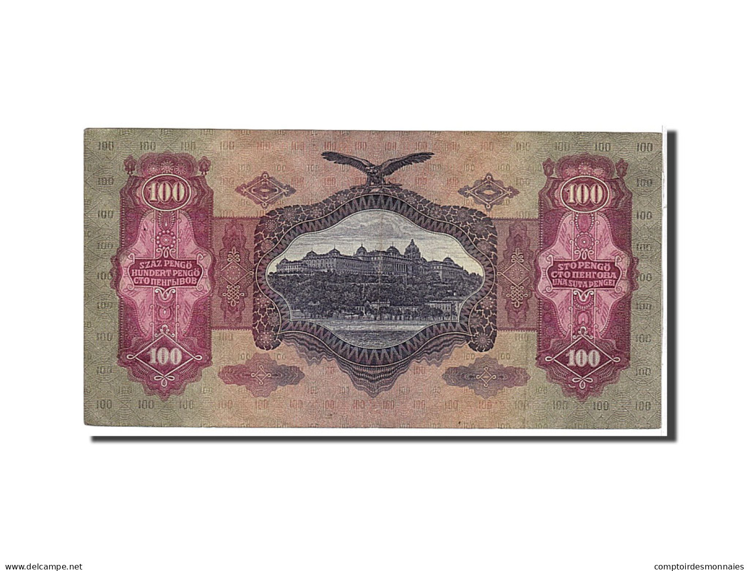 Billet, Hongrie, 100 Pengö, 1930, KM:98, TTB - Hongarije