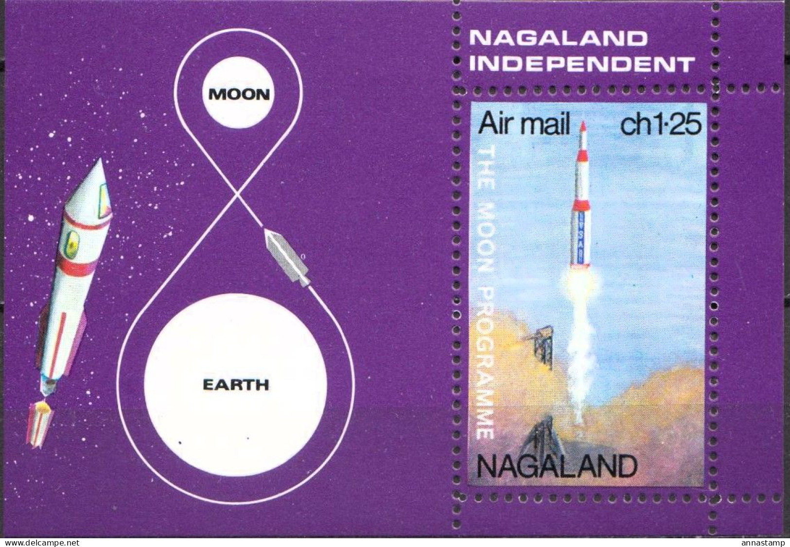 LABEL Nagaland MNH SS - Autres & Non Classés