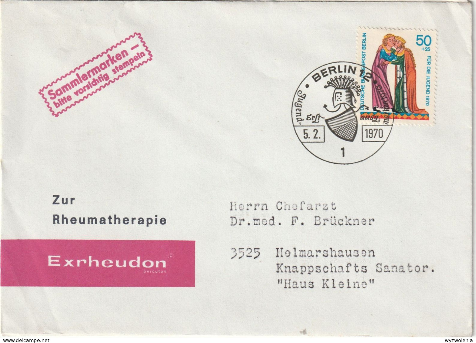 D 1658) Berlin 1970 Mi# 354, 355, 357 FDC: Albrecht Von Johannesdorf U.a Minnesänger - Storia Postale