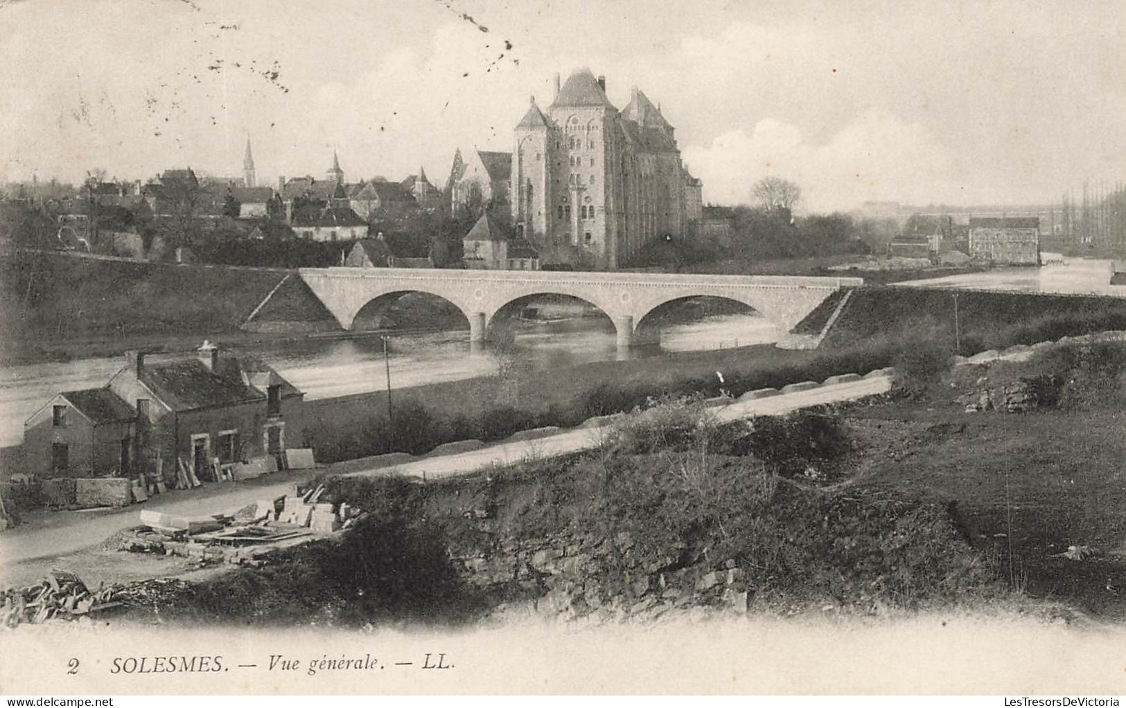 FRANCE - Solesmes - Vue Générale De La Ville - LL - Carte Postale Ancienne - Solesmes