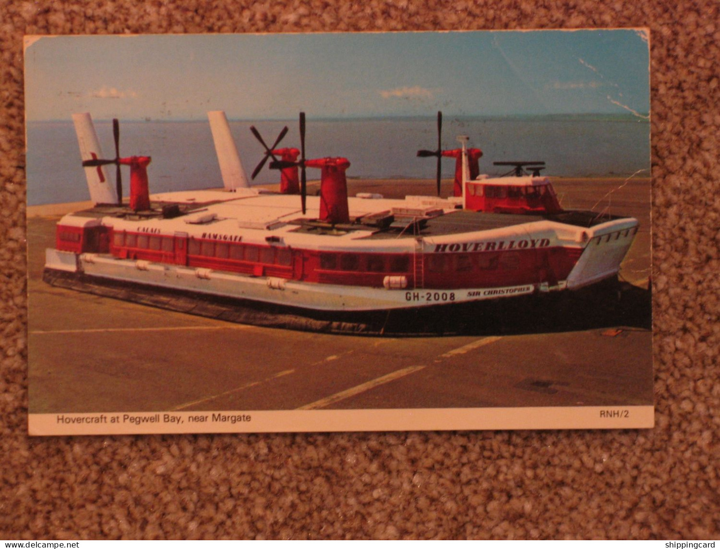 HOVERLLOYD SIR CHRISTOPHER AT PEGWELL BAY - Aéroglisseurs